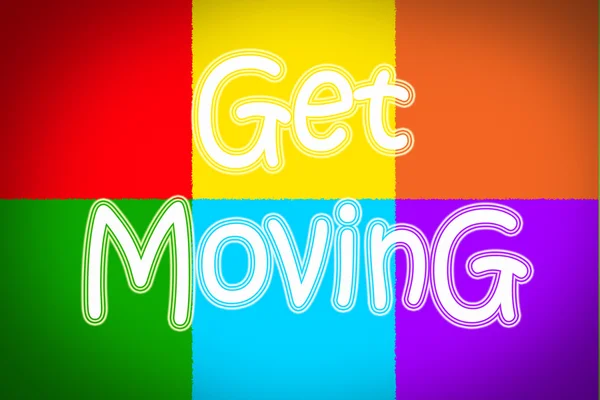 Get Moving Concept — Stock Photo, Image