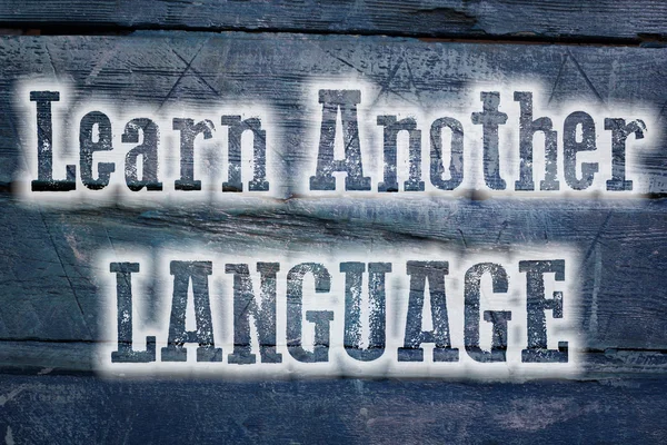 Learn Another Language Concept — Stock Photo, Image