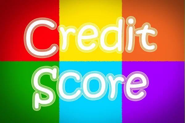 Concepto de puntuación de crédito —  Fotos de Stock
