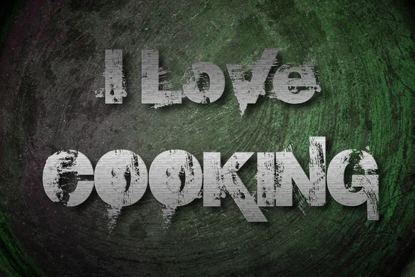 Jag älskar matlagning koncept — Stockfoto
