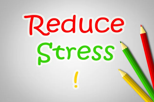 Ridurre il concetto di stress — Foto Stock