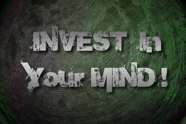 Invest In Your Mind Concept — Stock Photo, Image