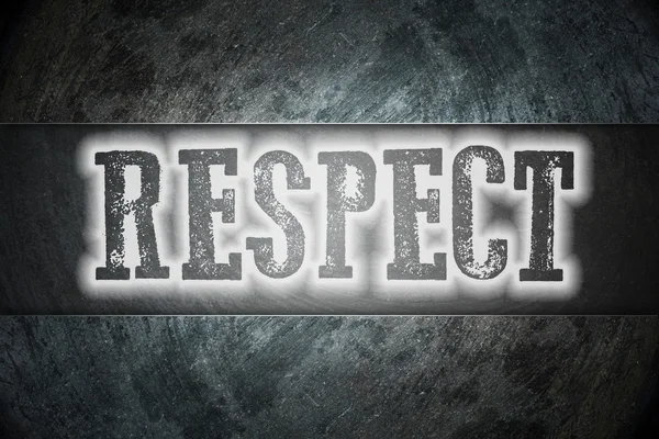 Respect concept — Stockfoto