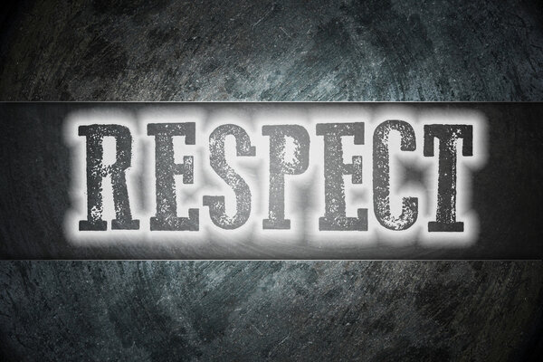 Respect Concept