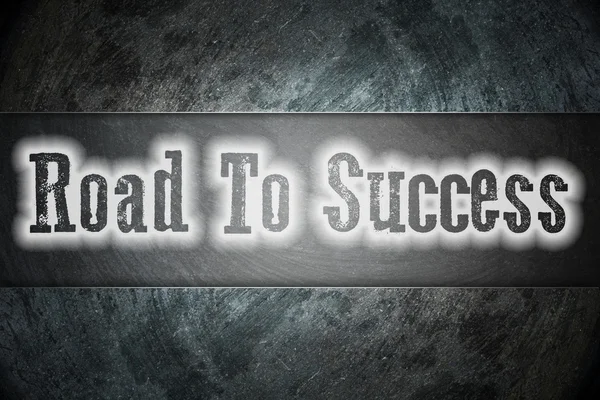 Conceito de caminho para o sucesso — Fotografia de Stock