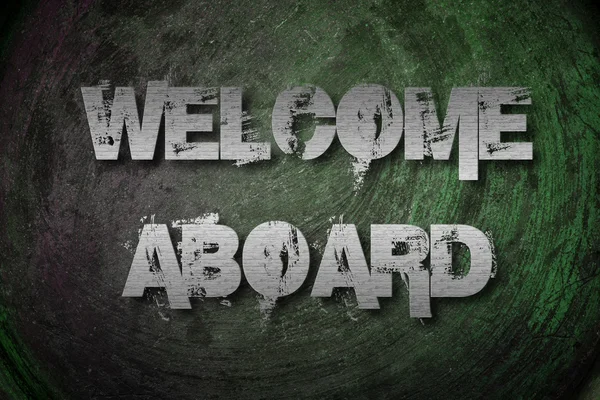 Welcome Aboard Concept — Stock Photo, Image