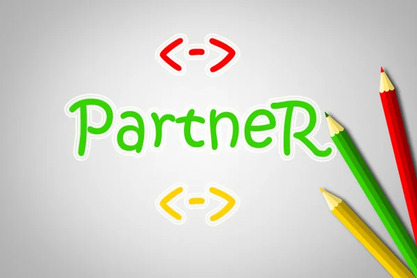 Concetto di partner — Foto Stock