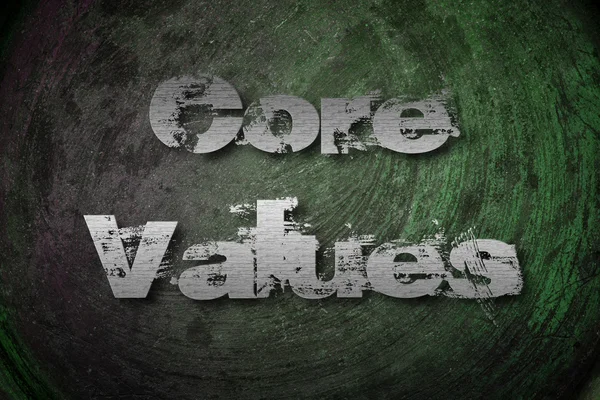 Core Values Concept — Stock Photo, Image