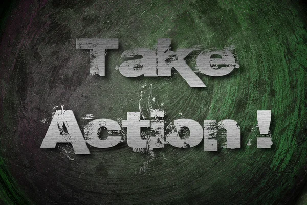 Take Action Concept — Stock Photo, Image