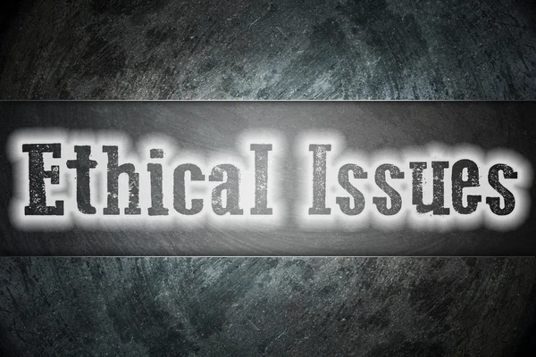 Ethical Issues Concept — Stock Photo, Image