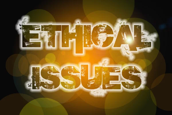 Ethische kwesties Concept — Stockfoto