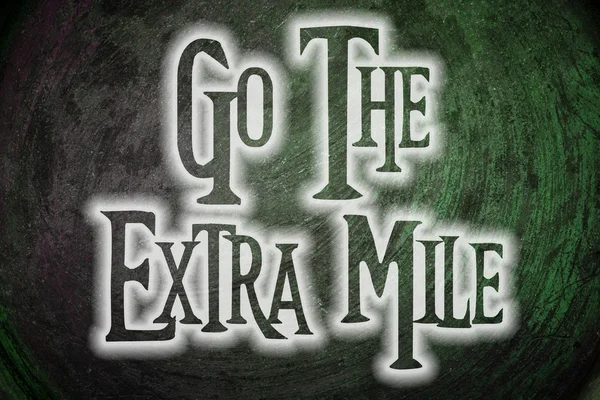 Aller Le concept Extra Mile — Photo