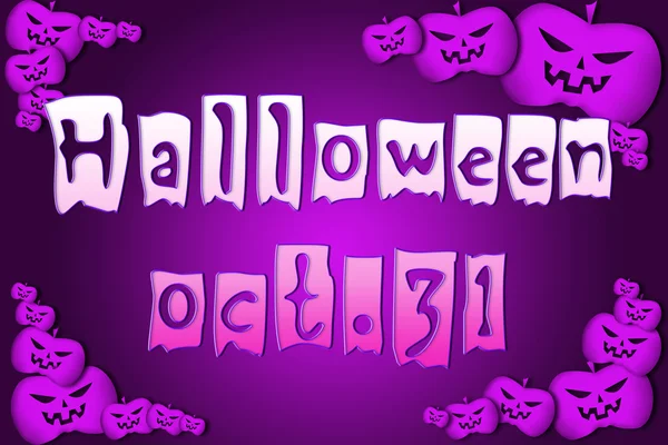 Halloween Background text — Stock Photo, Image