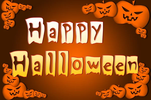 Halloween texto de fundo — Fotografia de Stock