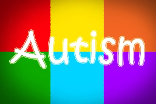 Концепция аутизма — стоковое фото