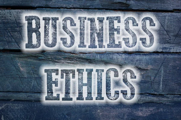 Business Ethics Concept — Stock Photo, Image