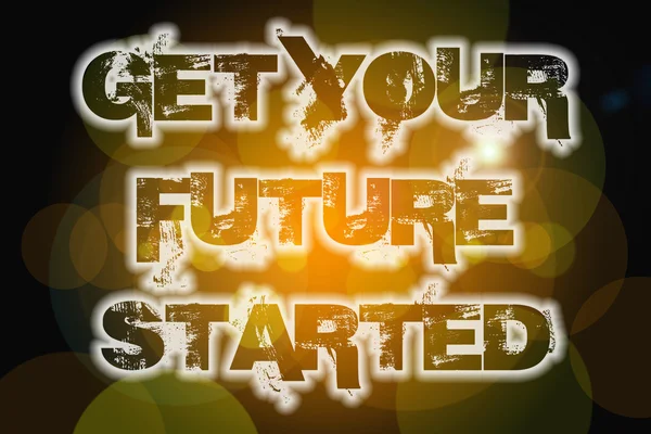 Get Your Future Started Concept — Stock Photo, Image