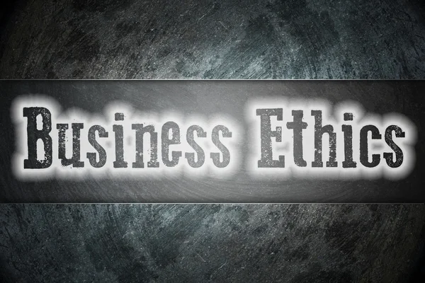 Business Ethics Concept — Stock Photo, Image