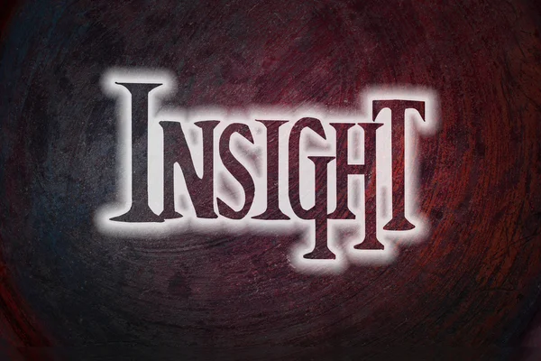 Insight Concept — Stock Photo, Image