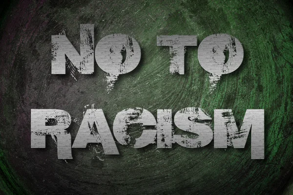 Nee tegen racisme Concept — Stockfoto