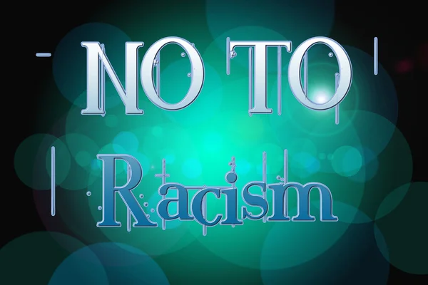 No To Racism Concept — Stock Photo, Image