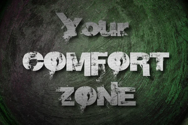 Uw comfort zone concept — Stockfoto