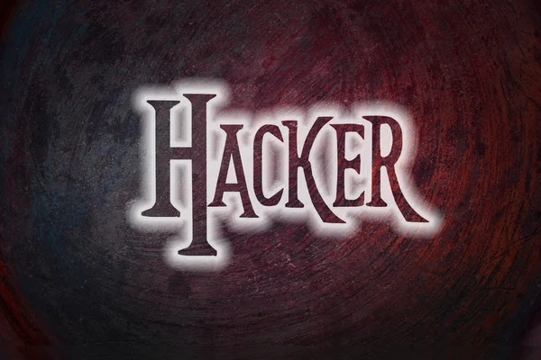 Concetto di hacker — Foto Stock