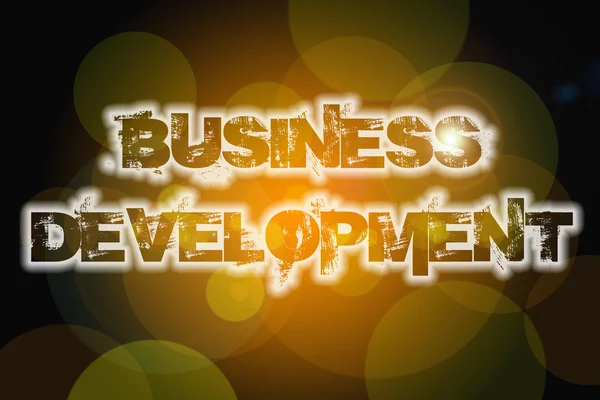 Концепция развития бизнеса — стоковое фото