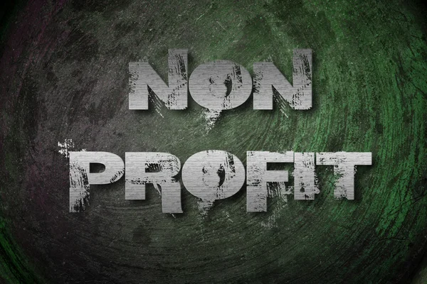 Koncepcja non profit — Zdjęcie stockowe