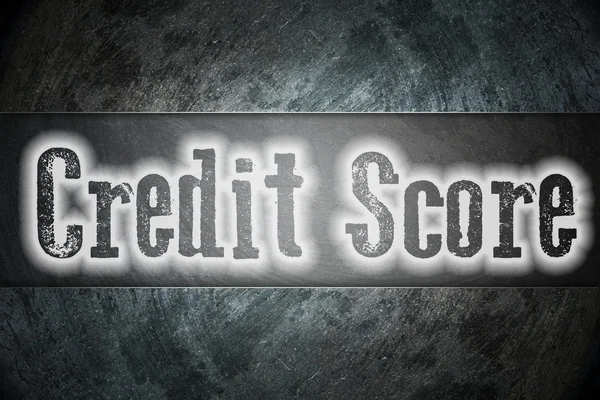 Concept kredietscore — Stockfoto