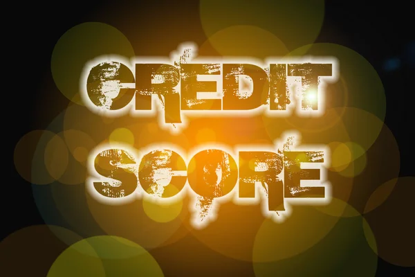 CREDIT SCORE คอนเซ็ปต์ — ภาพถ่ายสต็อก