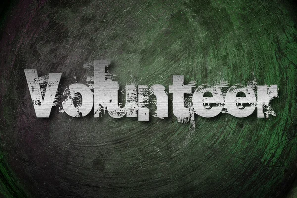 Conceito de voluntário — Fotografia de Stock