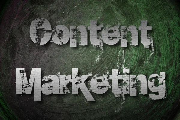 Концепция контентного маркетинга — стоковое фото