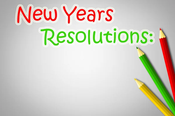Yeni yıl kararları kavramı