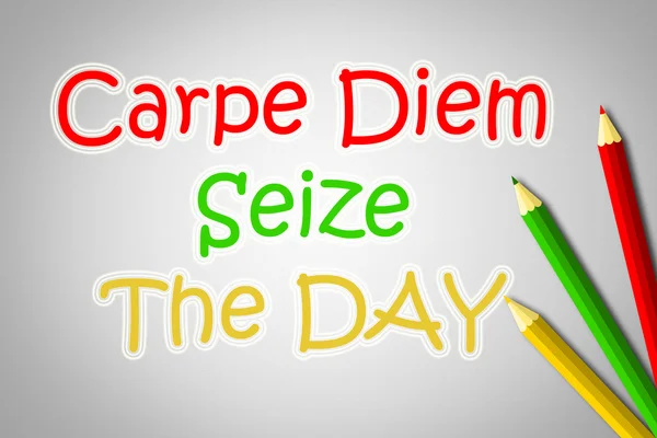 Koncepcja carpe diem — Zdjęcie stockowe