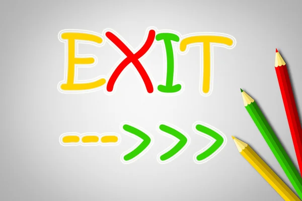 Exit Concept — Stock Photo, Image