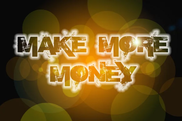 Faça mais conceito de dinheiro — Fotografia de Stock
