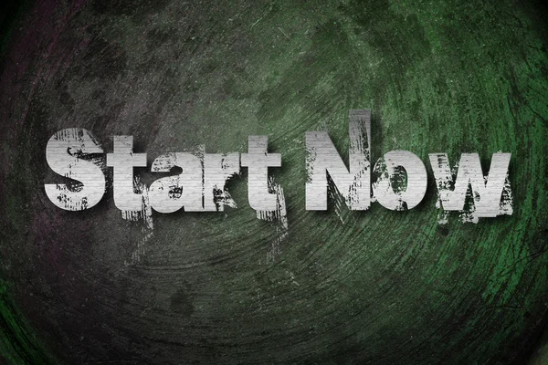 Start Now Concept — Stock Photo, Image