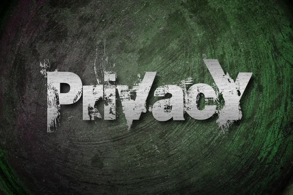 Pojęcie prywatności — Zdjęcie stockowe