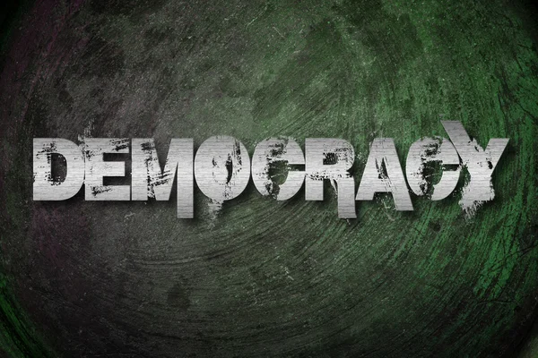 Democratie concept — Stockfoto