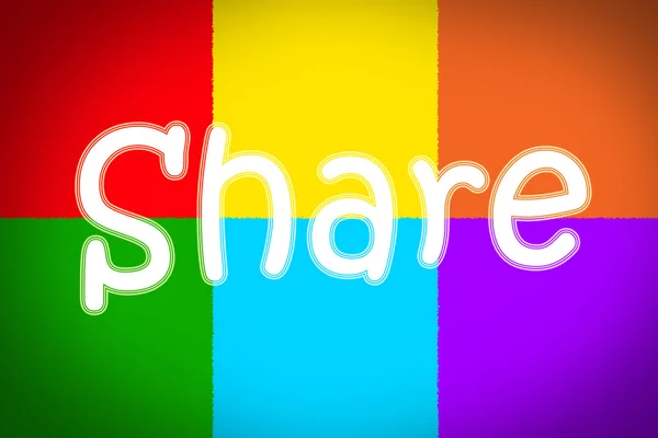Concepto de compartir — Foto de Stock