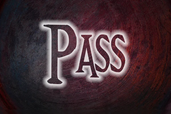 Pass Concept — Stockfoto