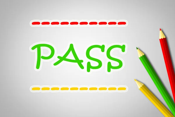 Pass Concept — Stock Photo, Image