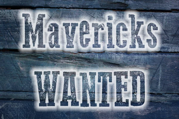 Mavericks Wanted Concept — Stock Photo, Image