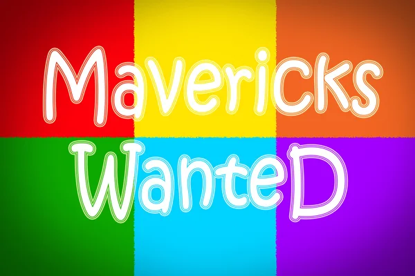 Mavericks Wanted Concept — Stock Photo, Image