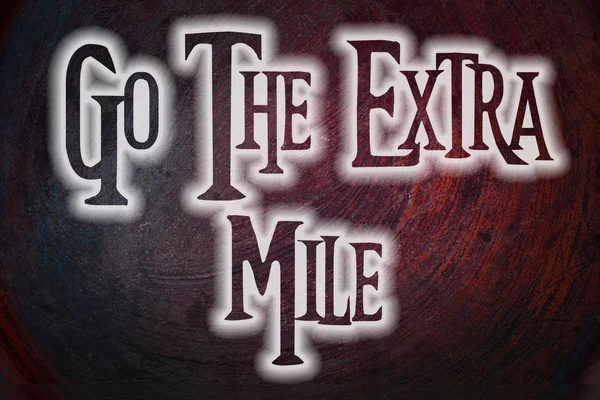 Aller Le concept Extra Mile — Photo