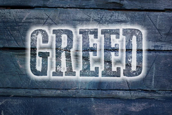 Greed Concept — Stock Photo, Image