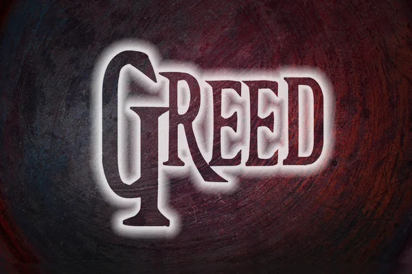 Greed Concept — Stock Photo, Image