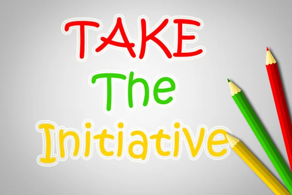 Take The Initiative Concept — Stock Photo, Image