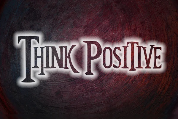Piensa en un concepto positivo — Foto de Stock